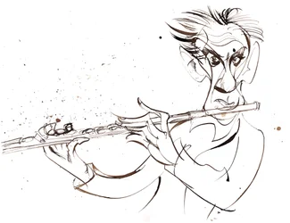 Marcel Moyse, 2022 (tinta)