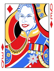 Reina Isabel II 2012, por Neale Osborne