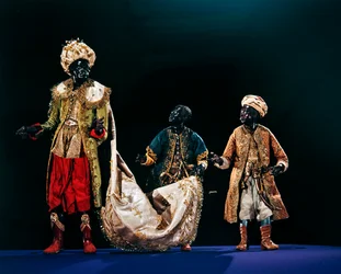 Magos, del Belén de Navidad y árbol