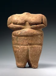 Figura neolítica, Grecia, hacia 4500-4000 a. C.
