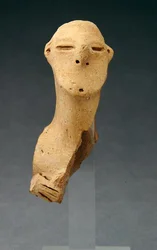 Cabeza de un ídolo, 400-300 a.C.