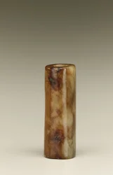 Cuentas cilíndricas, región del Lago Tai, cultura Liangzhu, 3300-2250 a.C.