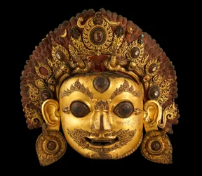Cabeza de Bhairava, c. siglo XVI