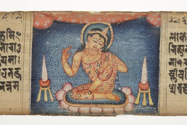 Bodhisattva sentado, del Gandavyuha