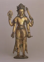 Estatuilla del dios hindú Vishnu, c.1200