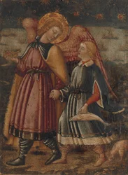 El Arcángel Rafael y Tobías, posiblemente 1457-63