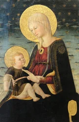 La Virgen con el Niño, Detalle (pintura)