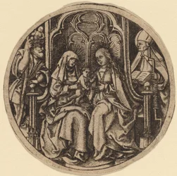 Madonna y Niño con los Santos Cristóbal y Erasmo