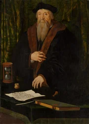 Retrato de un hombre, posiblemente Jean de Langeac, fallecido en 1541, obispo de Limoges