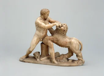 Hércules luchando contra el León de Nemea