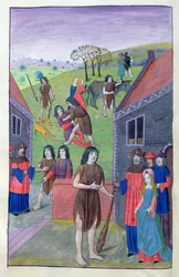 Hércules lucha contra Aqueloo y toma al toro por el cuerno, 1479