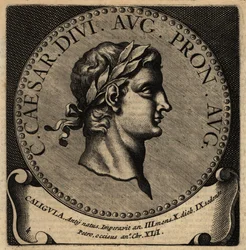 Retrato del emperador romano Calígula