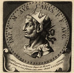 Retrato del Emperador Romano Carus