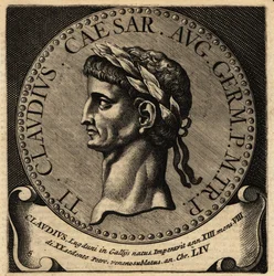 Retrato del emperador romano Claudio
