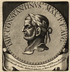 Retrato del Emperador Romano Constantino el Grande