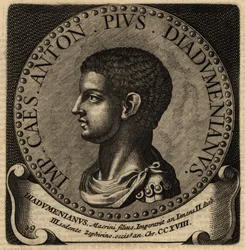 Retrato del emperador romano Diadumeniano