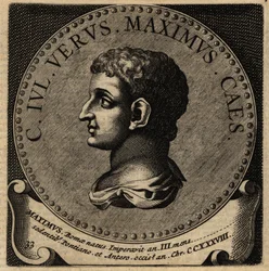 Retrato del emperador romano Cayo Julio Vero Máximo