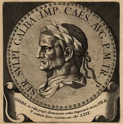 Retrato del Emperador Romano Galba
