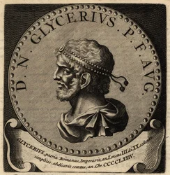 Retrato del Emperador Romano Glicerio