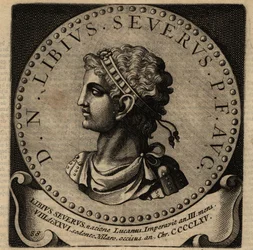 Retrato del Emperador Romano Libio Severo
