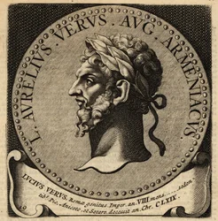 Retrato del emperador romano Lucio Vero