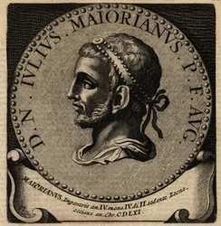 Retrato del emperador romano Mayoriano