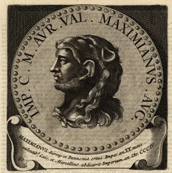 Retrato del Emperador Romano Maximiano