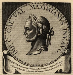 Retrato del Emperador Romano Maximiano