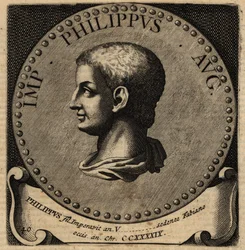 Retrato del Emperador Romano Felipe II