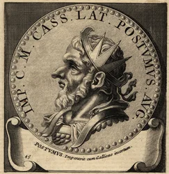 Retrato del Emperador Romano Póstumo