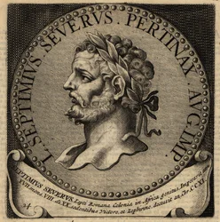 Retrato del emperador romano Septimio Severo