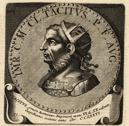 Retrato del Emperador Romano Tácito