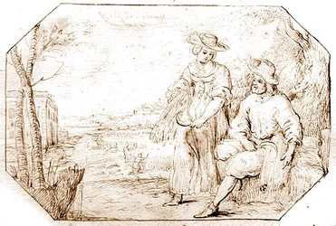 Las cuatro estaciones: Verano - Cosecha, c.1675