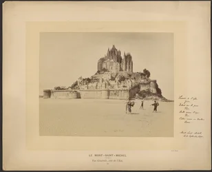 Mont-Saint-Michel, Vista general, lado este