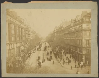 París, perspectiva del Boulevard Montmartre