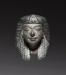 Montura de bronce de un "Paquete de Shawabty": Cabeza, finales de la XVIII a XIX Dinastía, c.1336-1256 a.C.