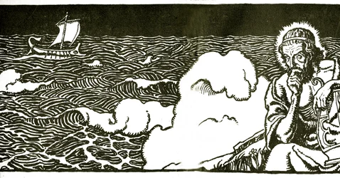 Frontispicio de La Odisea de Homero por George Herbert Palmer, 1929