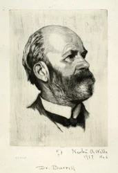 Retrato del Dr. Burrill