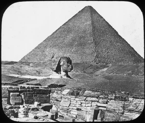 Gran Esfinge de Giza, Egipto, c1890