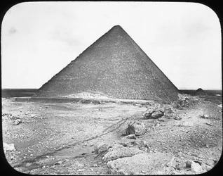La Gran Pirámide de Khufu (Keops), Giza, Egipto, c1890