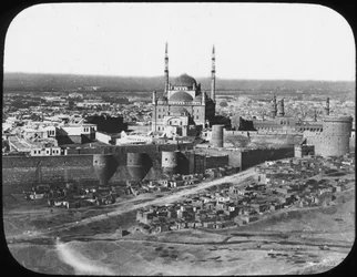 La Ciudadela de Saladino de El Cairo, Egipto, c. 1890