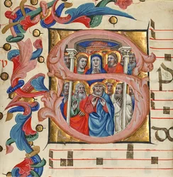 Recortes de un libro de coro