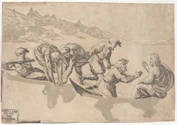 La Pesca Milagrosa, 1540-1550 republicado 1609
