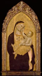 Virgen y niño, 1390-1400