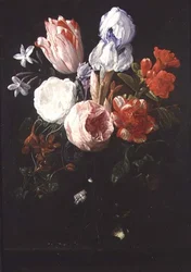 Bodegón con flores