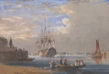 H.M.S. St. Vincent en Plymouth