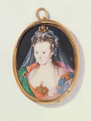 Miniatura de Arabella Stuart, Duquesa de Lennox, 1593