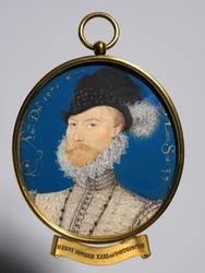 Retrato de Charles Howard, 2do Barón Howard de Effingham, luego 1er Conde de Nottingham, 1576