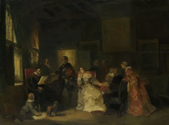 ¿Escena histórica con Guillermo el Silencioso