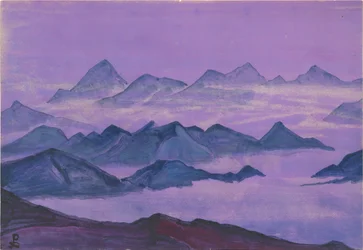 Himalayas. Hoja de álbum, 1934